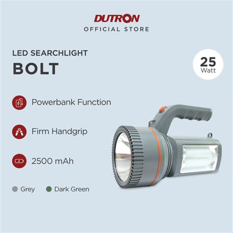 Jual Dutron Senter Led Jumbo Bolt Senter Tangan Jumbo Searchlight