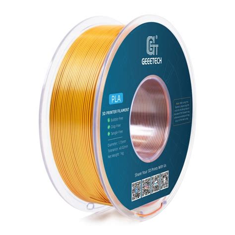 PLA Silk Tricolor Gold Silver Copper 3D Printer Filament Geeetech