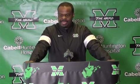 Watch Marshall Football Coach Charles Huff Provides Spring Practice