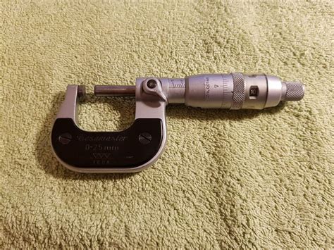 TESA Mikrometer 0 25 Mm 0 01 Teilung Kaufen Auf Ricardo