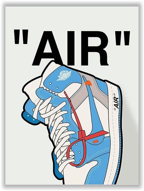 Amazon Hypebeast Blue Air Sneaker Poster X Inch Unframed