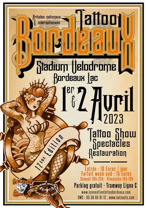 Le Salon Du Tatouage Revient Bordeaux En Avril