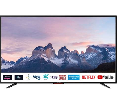 SHARP 4T-C40BJ5KF2FB 40" Smart 4K Ultra HD HDR LED TV Fast Delivery ...