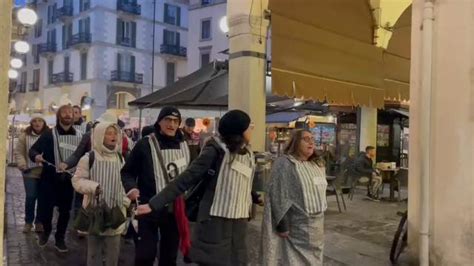 Milano Presidio Della Comunit Ebraica Dopo Il Corteo Shock Di Novara