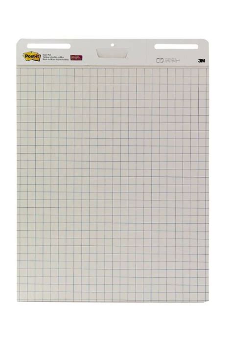 3M Post It Super Sticky Meeting Chart Cuadriculado 2 Blocs 635 Mm X