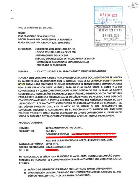 Pedro Castillo En Vivo Hoy Congreso Debate Este Viernes Informe Final