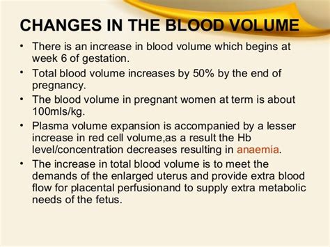 Physiologyical Changes During