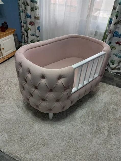 Wooden Handmade Baby Cot Sleepy Curves Cradle