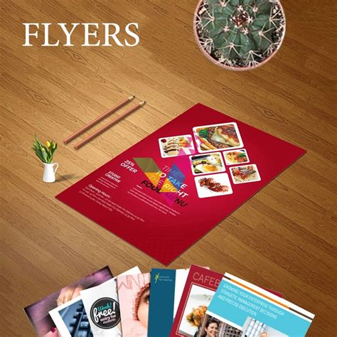 Custom flyers printing services at wholesale prices