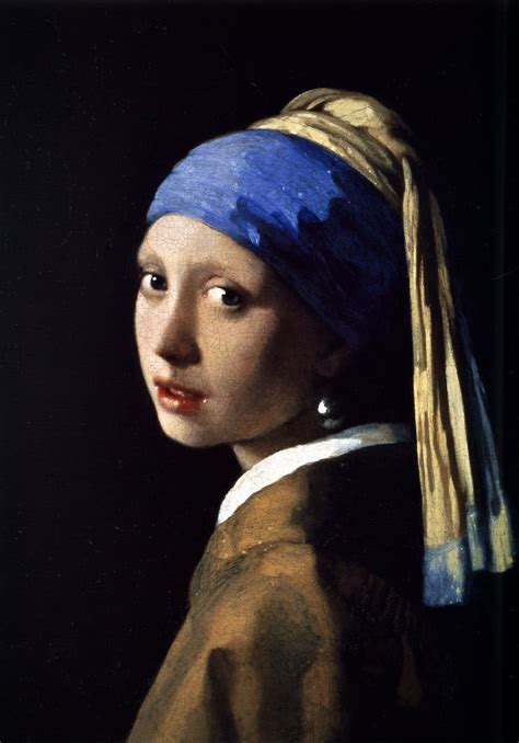 La Jeune Fille à La Perle 1665 Vermeer Lumières Des étoiles