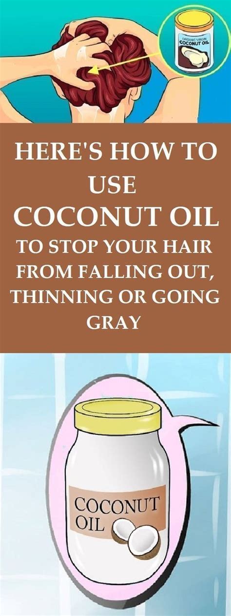 How To Put Coconut Oil In Your Hair To Stop It From Going Gray Early