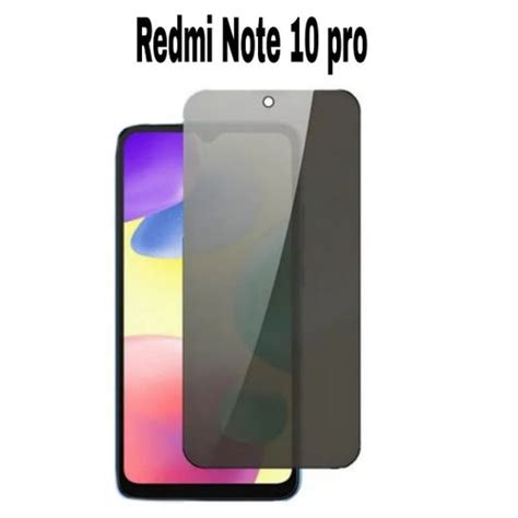 Incassable Fumé pour Xiaomi Redmi Note 10 pro Haut Qualité Fiche