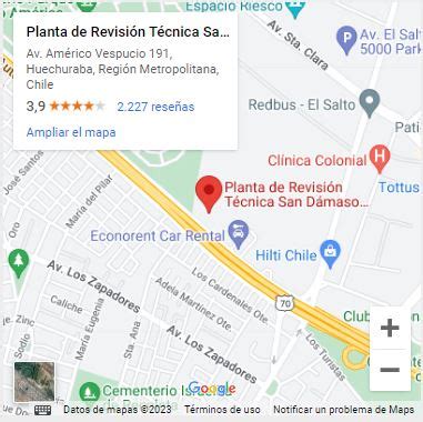 1 Planta revisión técnica vehicular Huechuraba Pedir Cita Ahora