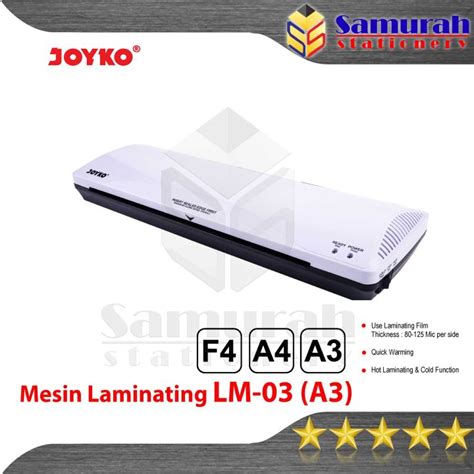 Mesin Laminating Folio F A A Joyko Lm Laminator Size Lm