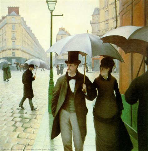 Museu De Reproduções De Arte Paris street, Rainy Day, 1877 por Gustave Caillebotte (1848-1894 ...