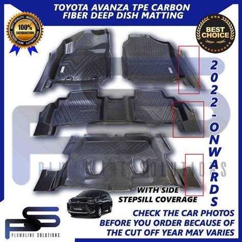 TPE 5D 5D Diamond Deep Dish Matting For Toyota Avanza G J E 2012