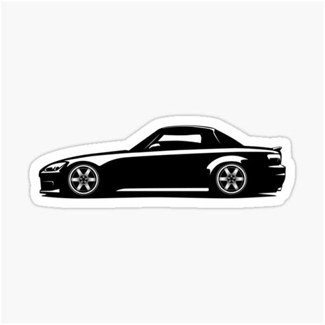 X Lowered Car Outline Jdm Stickers For Honda S Car Truck Decals