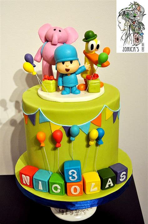 Pocoyo Cake Decorated Cake By Hajnalka Mayor Cakesdecor