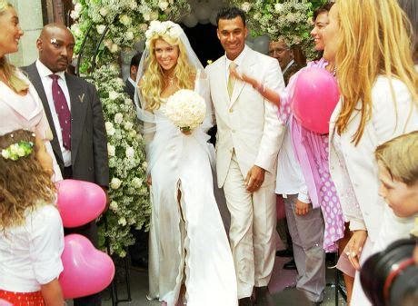 RUUD GULLIT WEDDING TO ESTELLE CRUYFF IN A CHAPEL NEAR HIS HOME IN