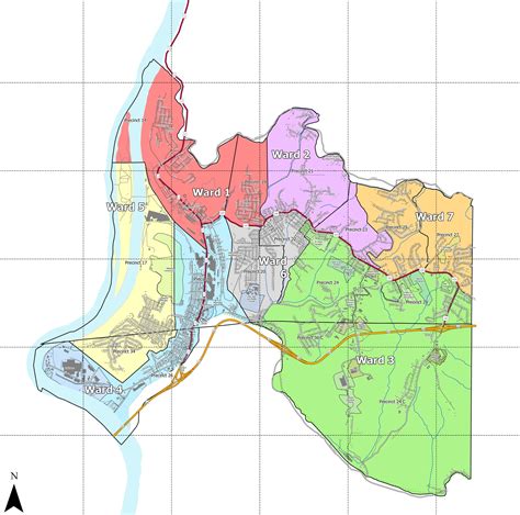 City of Weirton Ward Map - Effective January 1, 2025 | Weirton, WV