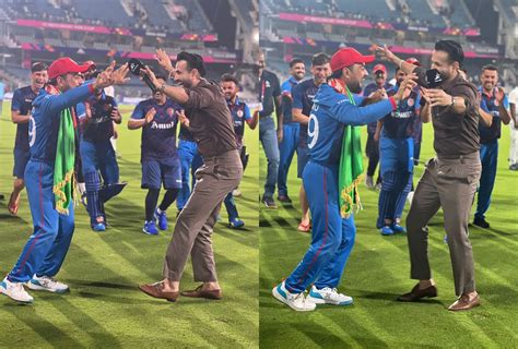 Watch Irfan Pathan Dances With Rashid Khan After Afghanistan S