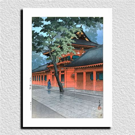 Collection De Reproduction D Estampes De Kawase Hasui Les Villes