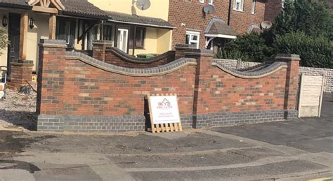 Boundary Wall Bricklaying In Walsall Kirk Yates Building