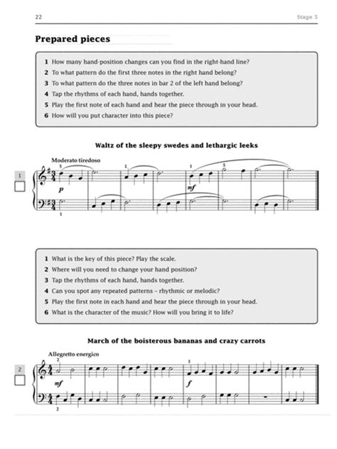 Improve Your Sight Reading Trinity Piano Grade 2 By Paul Harris