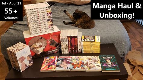 August Manga Haul Unboxing 50 Volumes YouTube