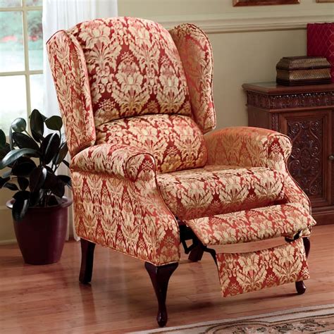 Microfiber Wingback Recliner Country Door