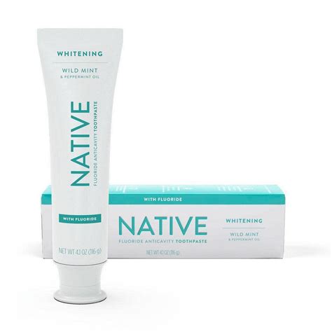 Native Whitening Toothpaste with Fluoride - Carbamide Peroxide