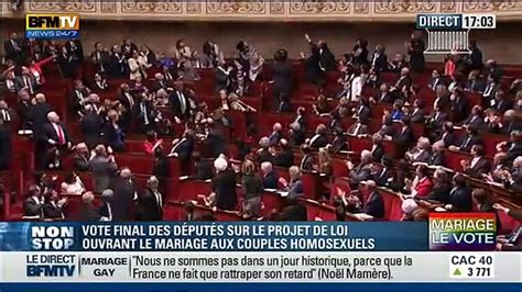 Chahut L Assembl E Nationale Avant Le Vote Du Mariage Gay Vid O