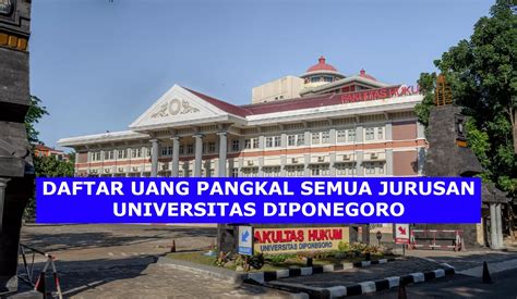 Daftar Daya Tampung Semua Jurusan Undip Jalur Snbp Lengkap Dengan