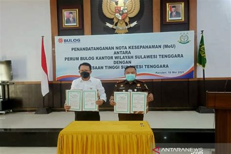 Bulog Dan Kejati Sultra Kerja Sama Bantuan Pelayanan Hukum ANTARA News