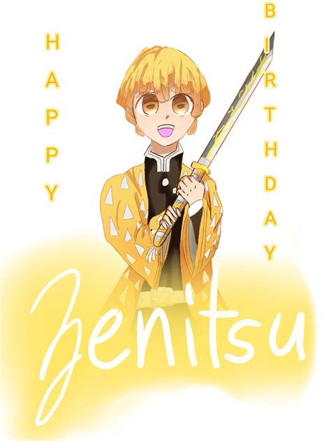 Happy birthday, Zenitsu Agatsuma by Alexandria0327 on DeviantArt