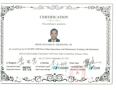 China Certificate