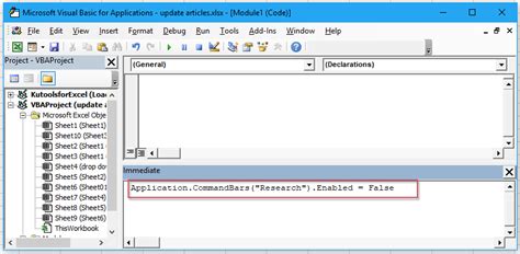 Cara Mematikan Research Di Excel