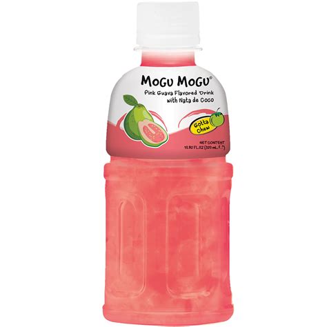 MOGU MOGU PINK GUAVA JUICE 320mL Asian Commodities LLC