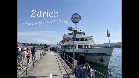 Zürich Lake City Switzerland YouTube