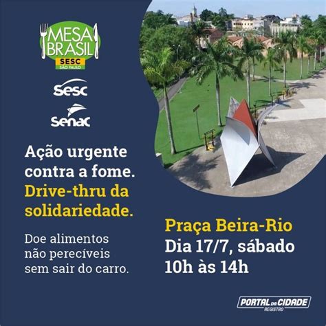 Ação Urgente Contra A Fome Drive Thru Da Solidariedade Em Registro