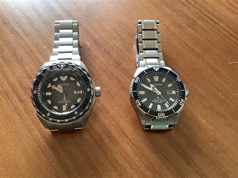 Comparison: two Citizen titanium dive watches | WatchUSeek Watch Forums