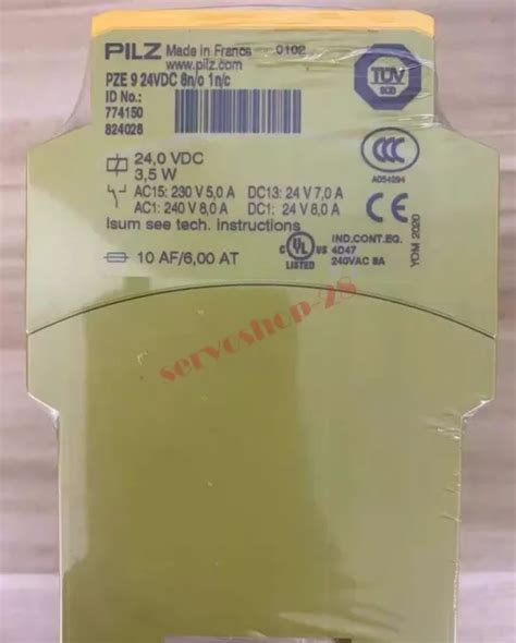 NUOVO PILZ 774150 PZ 9 Relè di sicurezza 24VDC 8n o 1n c EUR 255 33