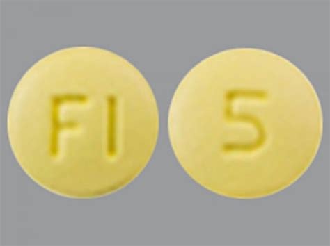 Pill Finder Fi 5 Yellow Round