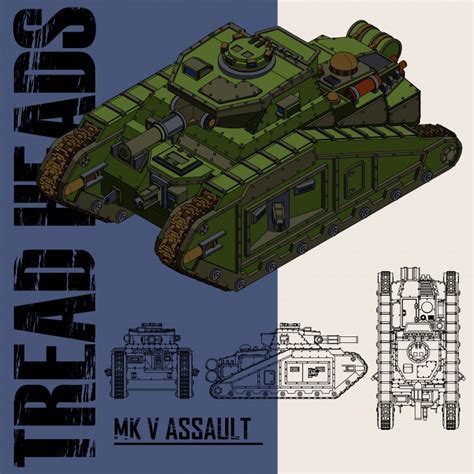 3D Printable Assault and Bunker Tank Upgrades by Tread Heads