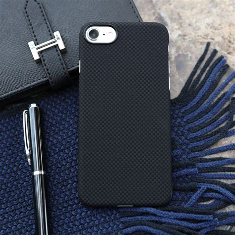 Aramid Fiber Minimalist Phone Case // Black + Grey (iPhone 6/6S) - PITAKA - Touch of Modern