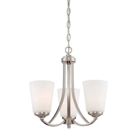 Minka Lavery 4963 84 Overland Park 3 Light Mini Chandelier In Brushed