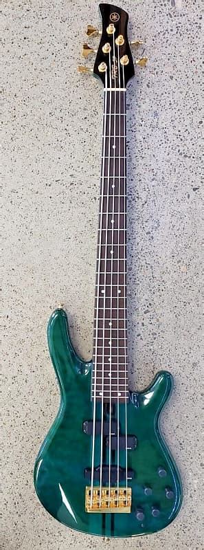 Yamaha Trb 5p 1990 S 5 String Bass Turqoise Reverb