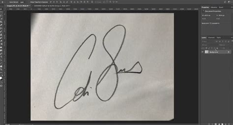 How To Turn A Signature Into A Watermark In Photoshop Tutorial