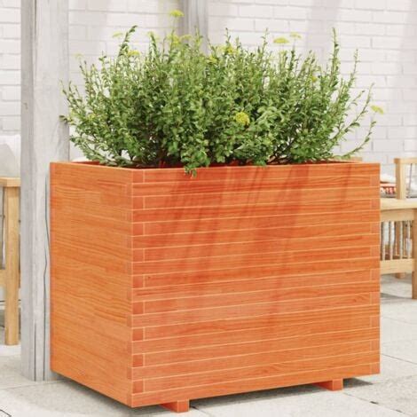 Jardini Re Cire Marron X X Cm Bois De Pin Massif