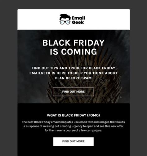 Black Friday Email Template